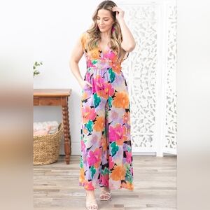 Floral Multicolor Jumpsuit